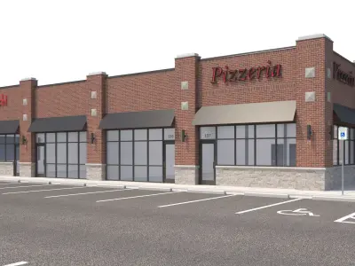 Retail-180 Retail Store 3D model