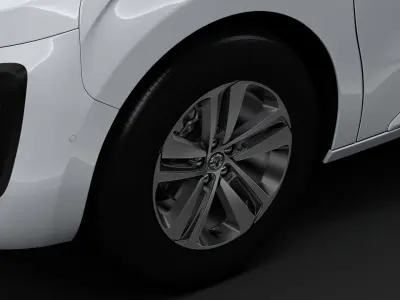 Vauxhall Zafira Life 2019 wheel 3D model