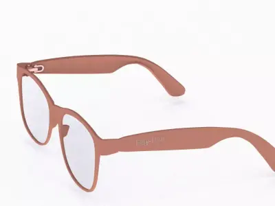 new wayfarer optics  Low-poly 3D model