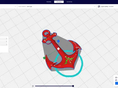 anchor 3D print model order