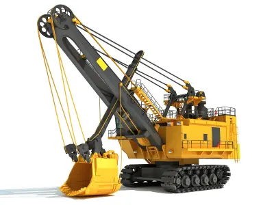 Mining Shovels 3D model
