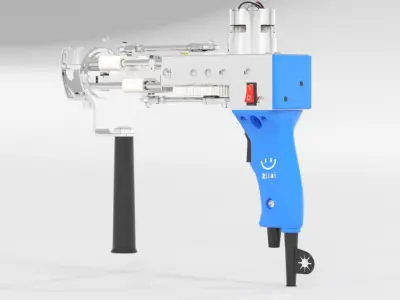  Riiai Tufting Gun Machine Cut Pile Loop Pile 2 in 1 AK-III Low-poly 3D model