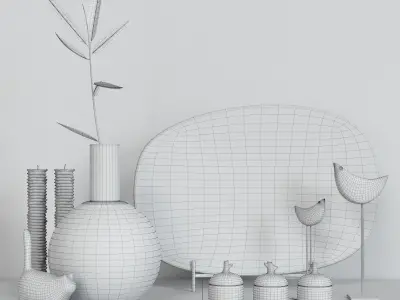 Decorative set J1 3D model