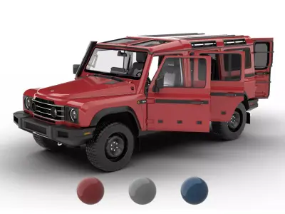 Ineos Grenadier Trialmaster 2024 HQ 3d model 3D model