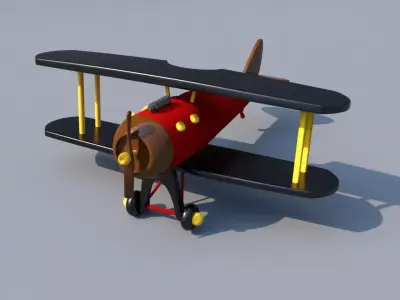 toy airplane  3D model purchase