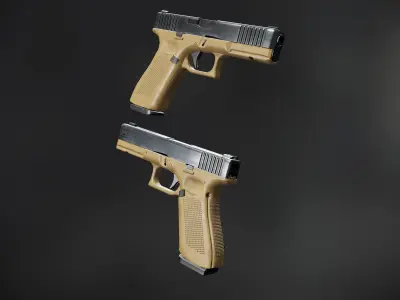 Glock 17 FREE Free low-poly 3D model