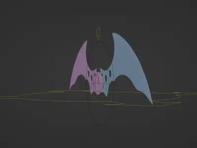 Arkham Asylum Batarang 3D model