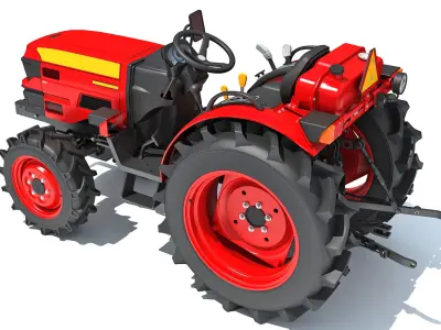 Farm Tractor 3D model shop