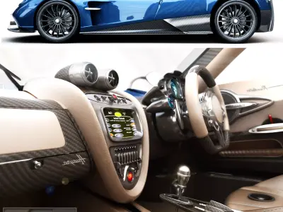 Pagani Sports Car 3D model