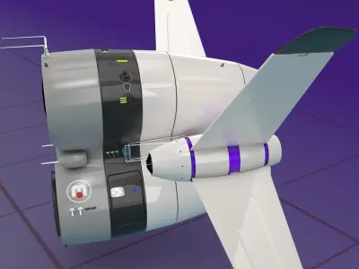 Membran Space Ship 3D model