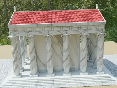 Greek Temple 3D model