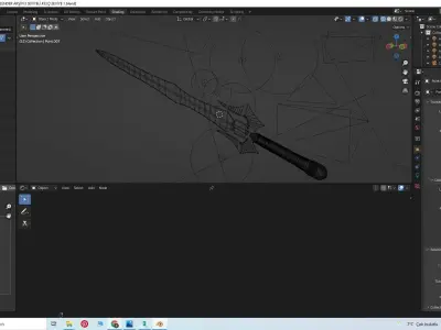 SWORD from legend of zelda Low-poly 3D model get