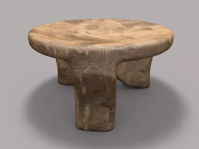 three legged stool 3D model