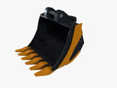 Excavator bucket 3D model buy