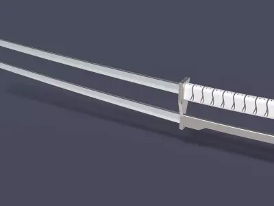 Sword of Shatterstar from movie Deadpool 2 3D model