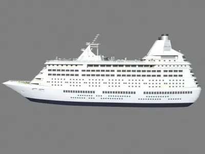 Cruise Ship 3D model