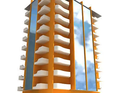 55 Detailed Buildings 3D model