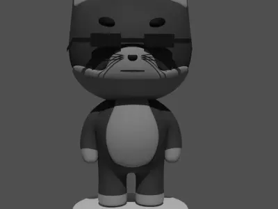Black Cat 3D model purchase