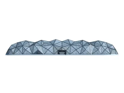 Modern Futuristic Building 3D model
