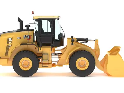 Wheel Loader Medium 966 3D model