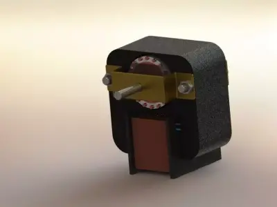 Induction Motor Free 3D model