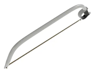 Bowsaw saw 3D model