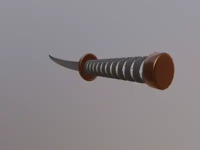 Samurai Katana Sword 3D model