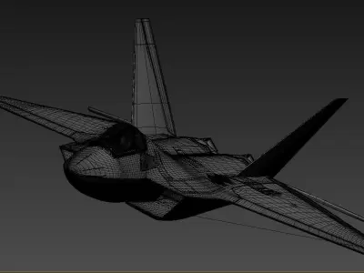 F-22 Raptor 3D model shop