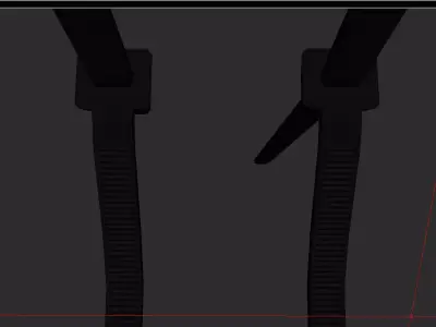 ZipTies Low-poly 3D model
