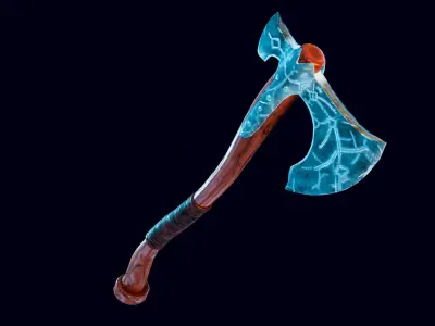 Leviathan Axe Free low-poly 3D model
