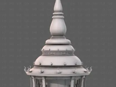 Pagoda V12 3D model