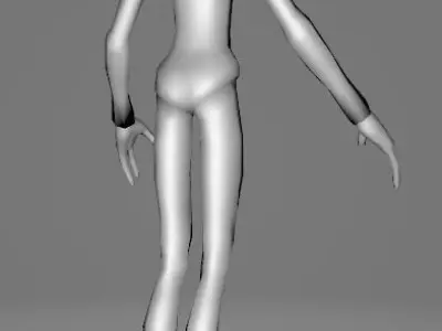 STAR WARS Kaminoan - Low Poly Game - Battlefield - FBX MODEL Low-poly 3D model