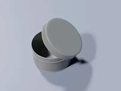 Cookie Tin Low-poly 3D model