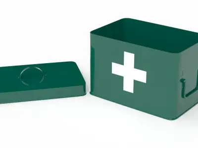 Army First Aid Kit 3D model