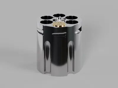 Russian Roulette - Gun Cylinder 3D model