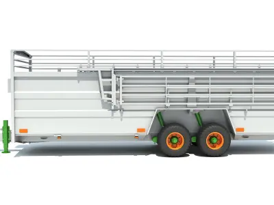Animal Transport Trailer 3D model