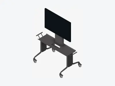 Media Stand - Simplicity Low-poly 3D model