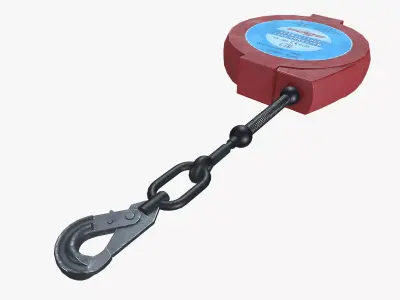 Fall Arrester Low-poly 3D model