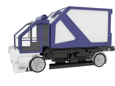 Delivery truck 3D Model 3D model