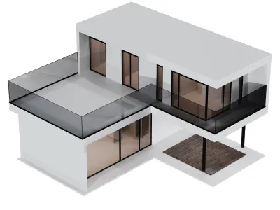 Home Building Low-poly 3D model purchase