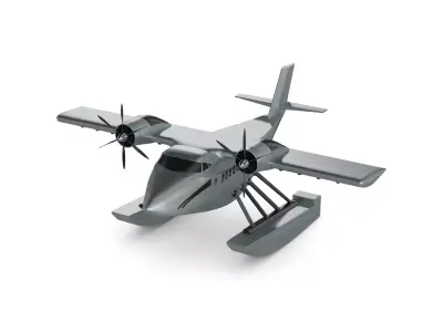 Seaplane 3D model purchase