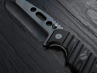 Knife Low-poly 3D model 30