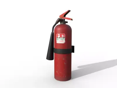 Fire Extinguisher Free low-poly 3D model purchase