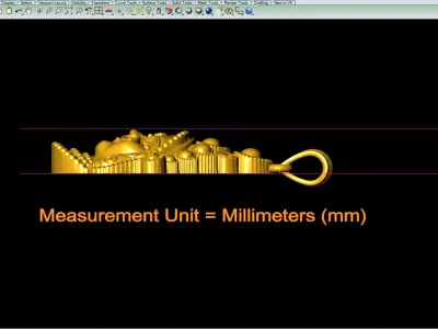 Durga Mata Pendant File 3D print model