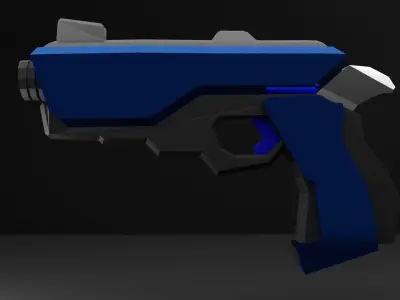 Pistol Low-poly 3D model buy