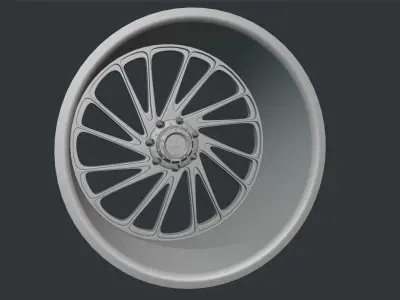 Rogue Forged R23 Ronin wheel 3D print model