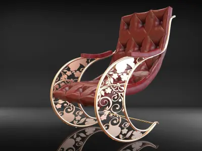 Antique chair 3D model