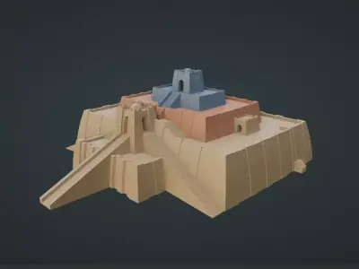 Ziggurat of ur  3D model