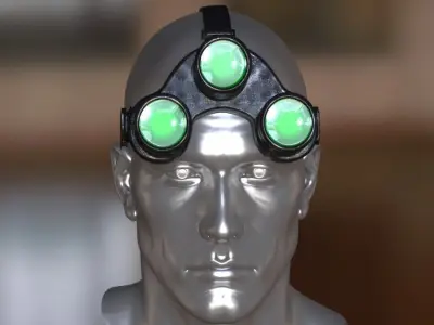 Night vision goggles FREE  Free low-poly 3D model
