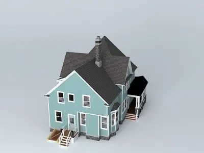 Old House Free 3D model purchase